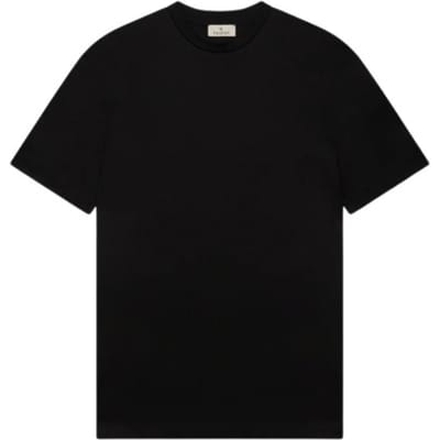 Valenza Interlock Supima T-shirts Zwart 1001