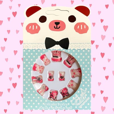 Plaknagels | 12 Nagels | Crown | Geen Lijm Nodig | Kinder Nepnagels