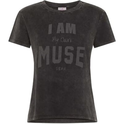 Deha Gemarmerde Grafiek T-Shirt - Fashion Wear - Vrouwen