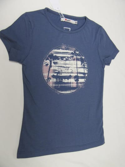 Rumbl , meisje, tshirt korte mouw ,blauw , take me away .... ,  116 / 122