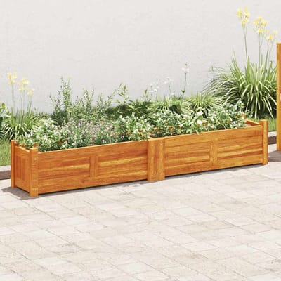 vidaXL - Plantenbak - verhoogd - 150x30x25 - cm - acaciahout