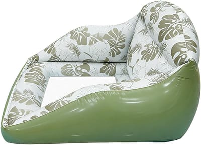 Opblaasbare Zwembaddrijver - Luchtbed Vlot - Ontspannen op water - Ergonomisch comfort - 86x84 cm - Niet gespecificeerd