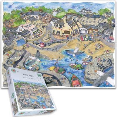 Legpuzzel 1000 stukjes - Volwassen puzzel - Ontspanning thuis - Gemaakt in Groot-Brittannië - 66 x 50 cm - Lyme Regis