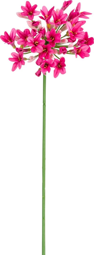Easyplants | Kunstbloem Agapanthus 77 cm roze | Zijde | Nepbloemen | roze | Onderhoudsvrij | Kant-en-klaar