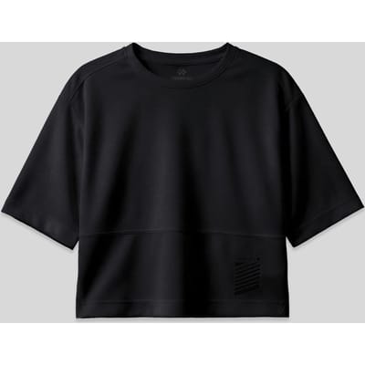 Overmaatse Polyester Crew Neck T-Shirt Met Pocket