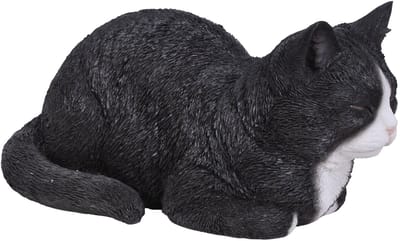 Dromende kat 17x19x34cm - Tuinbeeld - Dierenbeeld