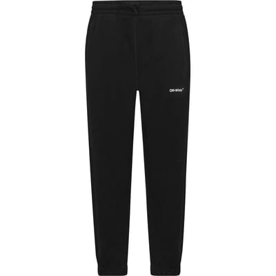 Off-White Kinder/Kinder Katoenen Pijl Joggers (Zwart)