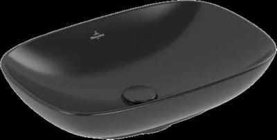 Villeroy & Boch Loop&Friends - Opzetwastafel, 56x38 cm, met overloop, CeramicPlus, alpine wit 4A4900R1