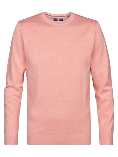 Petrol Industries Trui Heren - Regular Fit - Fijngebreide Trui Mannen - Ronde Hals - 50% Katoen, 50% Acryl - Pullover - Rood - Maat M