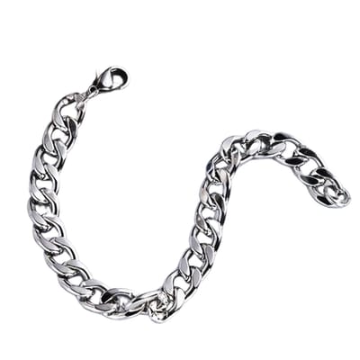 Livano Armband - Staal - Nep Zilver - Heren - 19cm