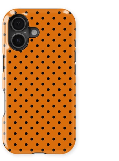 Polka Dots Hoesje geschikt voor iPhone 17 | Geschikt Voor Mag | Stippen Design Backcover geschikt voor iPhone 17 Pumpkin Dots