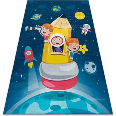 Kleden Rugsx BAMBINO 42810 tapijt wasbaar Teddybeer, de piloot 140x200 cm
