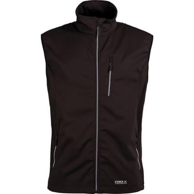 Pro-x Elements Softshellvest Mateo Heren Polyester Zwart Maat S