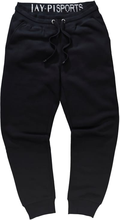 JAY-PI - Heren - Sweatpants met tunnelkoord moderne pasvorm - Zwart - Maat 3XL