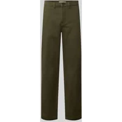 straight fit chino van katoenmix model 'Miles'