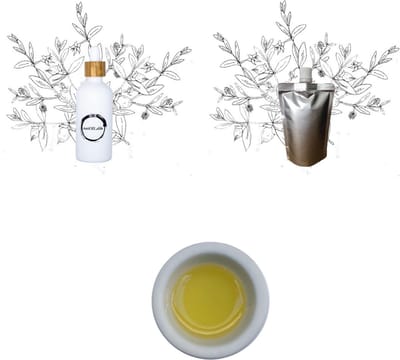Jojoba olie in navulbaar glazen pipet flesje 100ml + navulling 100ml - plasticvrij verpakt - vegan - dierproefvrij en zonder chemische toevoegingen - jojoba huidolie