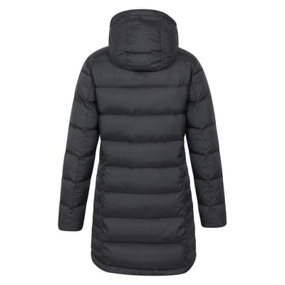 Mountain Warehouse Dames Stratus Extreme Opvouwbare Lange Donsjack (Zwart)