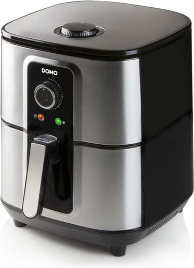 Domo DO536FR friteuse Enkel 5,5 l 1800 W Heteluchtfriteuse Zwart, Zilver