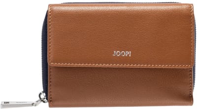 JOOP! Leren Portemonnee Lantea Blocking Martha Purse Cognac Bruine