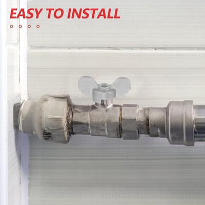 Vervangende Radiatorkraan Handgrepen - Waterverdeler Ventiel - Verwarming Regelen - Eenvoudige Montage - 2 Stuks - Zilverkleurig