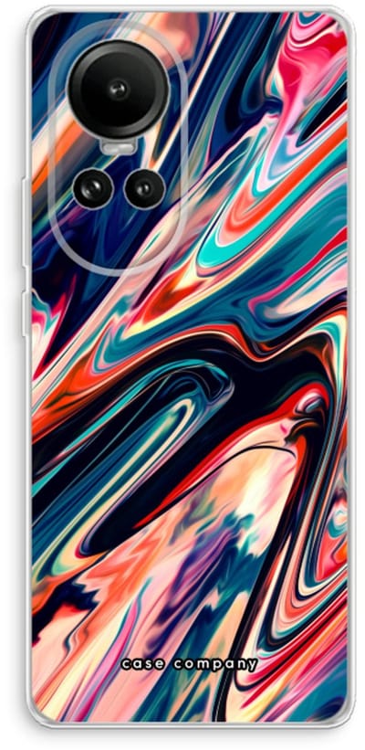 Case Company® - Hoesje geschikt voor Oppo Reno 10 hoesje - Quantum Being - Soft Cover Telefoonhoesje - Bescherming aan alle Kanten en Schermrand