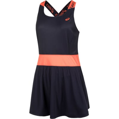 ASICS Jurk Dames-Donkerblauw,Koraal
