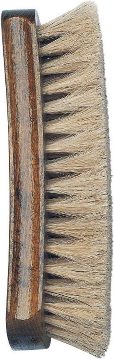 Uitpoetsborstel paardenhaar blank