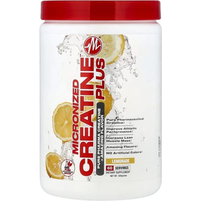 Metabolic Nutrition, Micronized Creatine Plus™, Citroenlimonadesmaak, 420g