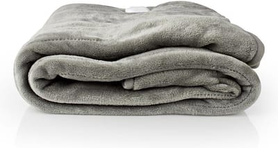 Nedis Elektrische Deken - 180x130 cm - 1 Persoons Warmtedeken - 9 Warmte Standen - Wasmachinebestendig - Fleece