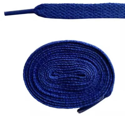 Blauwe veters - Helder blauwe schoenveters - Plat - 1 paar - 100cm - Blue laces - CHPN