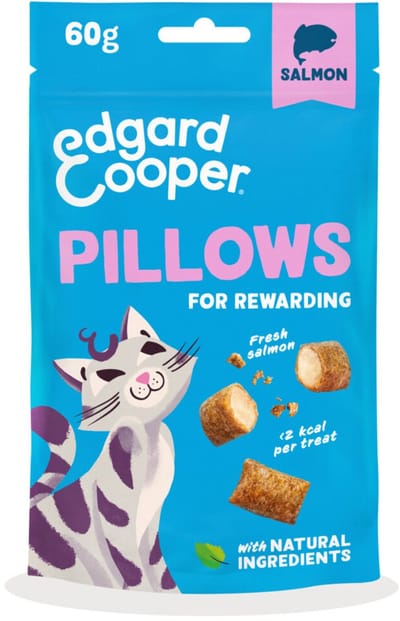 Edgard&Cooper Pillows - Kattensnack - Zalm 60 g