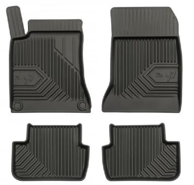 Frogum No.77 Automatenset - Geschikt voor Mercedes-Benz A-Klasse W176 (2012-2018) - 4-delig - Perfecte Pasvorm - TPE Rubber - Hoge Rand 4cm - Geurloos - Zwart