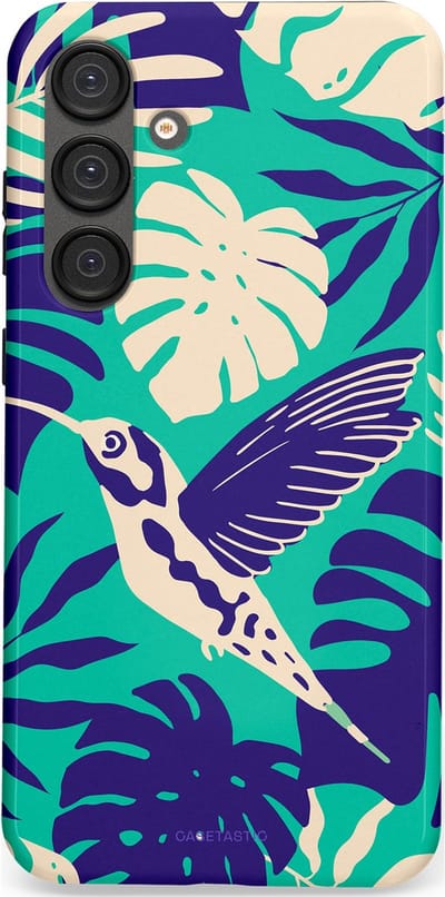 Casetastic Hoesje Geschikt voor Samsung S25 Plus - Stijlvolle Beschermende Duo-layer Case - Paradijs Kolibrie