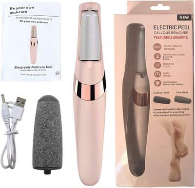 longziming Voetvijl Elektrisch – Harde Huid & Eelt Verwijderaar – USB Oplaadbaar – Voor Kloven & Droge Huid– Pedicure Tool voor Droge Huid