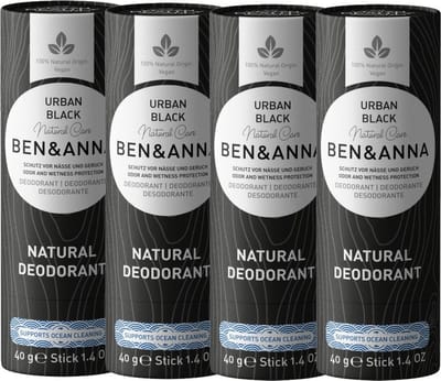 BEN&ANNA - Urban Black papertube - 4 pak