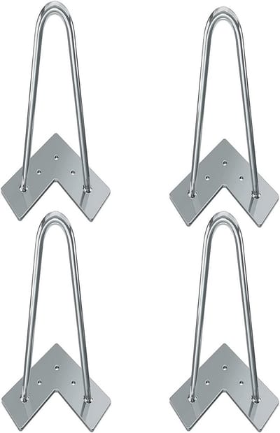 Set van 4 Robuuste Hairpin Tafelpoten - Stalen Meubelpoten voor DIY Tafel of Bureau