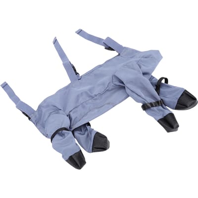 Bottes pour chien Jambières Imperméables Pantalons réglables pour chien avec protections pour les pattes pour extérieur S S gray