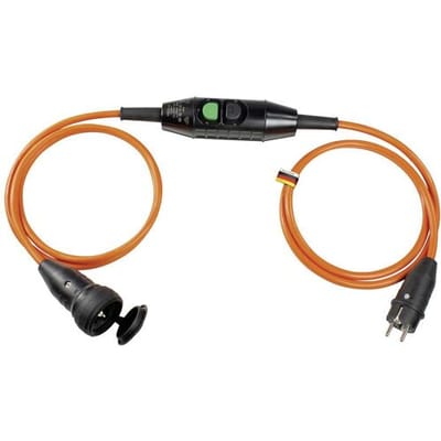 AS Schwabe 45401 PRCD-verlengkabel PRCD-K 230 V Zwart, Oranje IP44