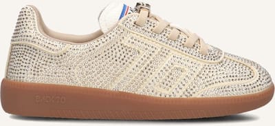 BACK70 Meisjes Lage sneakers Sirio - Beige - Textiel - Maat 28