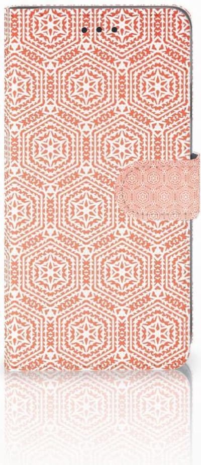 Apple iPhone Xs Max Telefoon Hoesje Pattern Orange