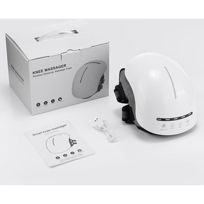 Slimme Knie Massager met Vibratie Luchtdruk Infrarood Warmte voor Pijnverlichting Elektrische Elleboog Schouder Massage gray