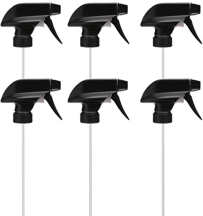 Dailygoods- Spuitfles 6 Stuks - Heavy Duty Plastic - Lekvrij - Sprayfles - 473 ml - Voor Watering/Reiniging - Trigger Nozzle - Sproeifles
