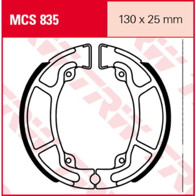 Remschoenset TRW MCS835
