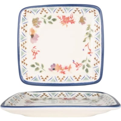 Bonna Serveerschaal - Spring - Porselein - 15x14 cm - set van 2