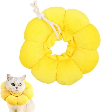 Verstelbare Anti-Bijt Halsband voor Honden en Katten, Bescherming tegen Wonden en Roodheid, Comfortabele Dierenhalsband voor Herstel en Veiligheid