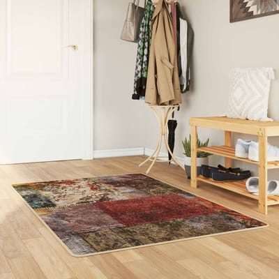 vidaXL - Tapijt - Runner - MARSA - Meerkleurig - 80 - x - 200 - cm - Polyester - en - PVC