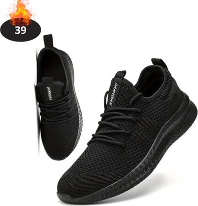 Livano Schoenen Heren - Sneakers - Comfortabel - Sportief - Casual - Volwassen - Zwart - Maat 39