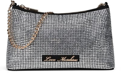 Love Moschino Schoudertas 26 cm - Dames - black-silver