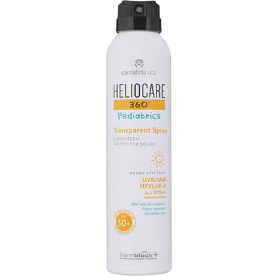 Heliocare 360° Pediatrics Transparent Spray SPF50+ - Zonnespray Lichaam Kids 200