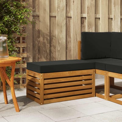 vidaXL - Buitenstoel - Bank - Massief - Acacia - Hout - Naturel